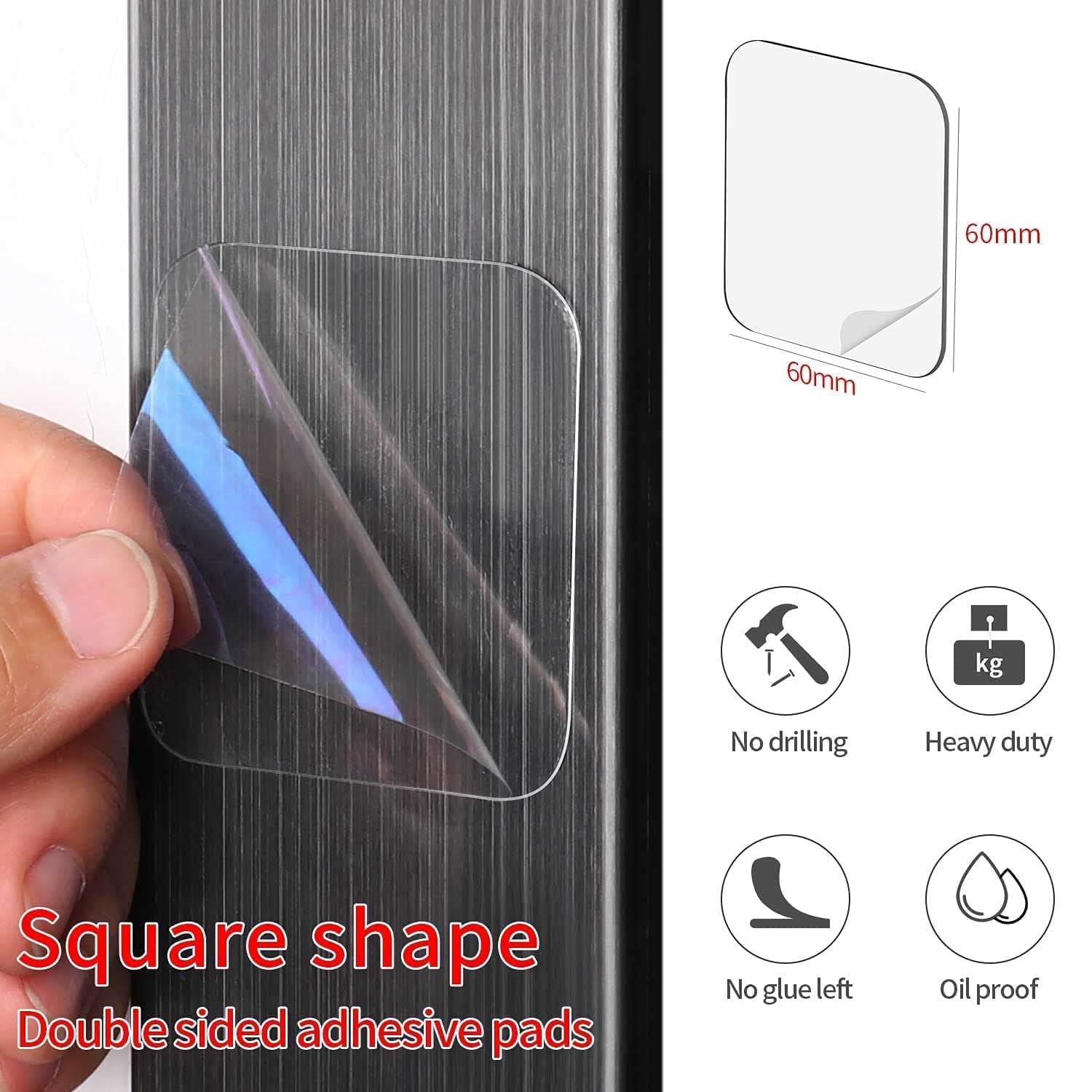 Double side square sticker