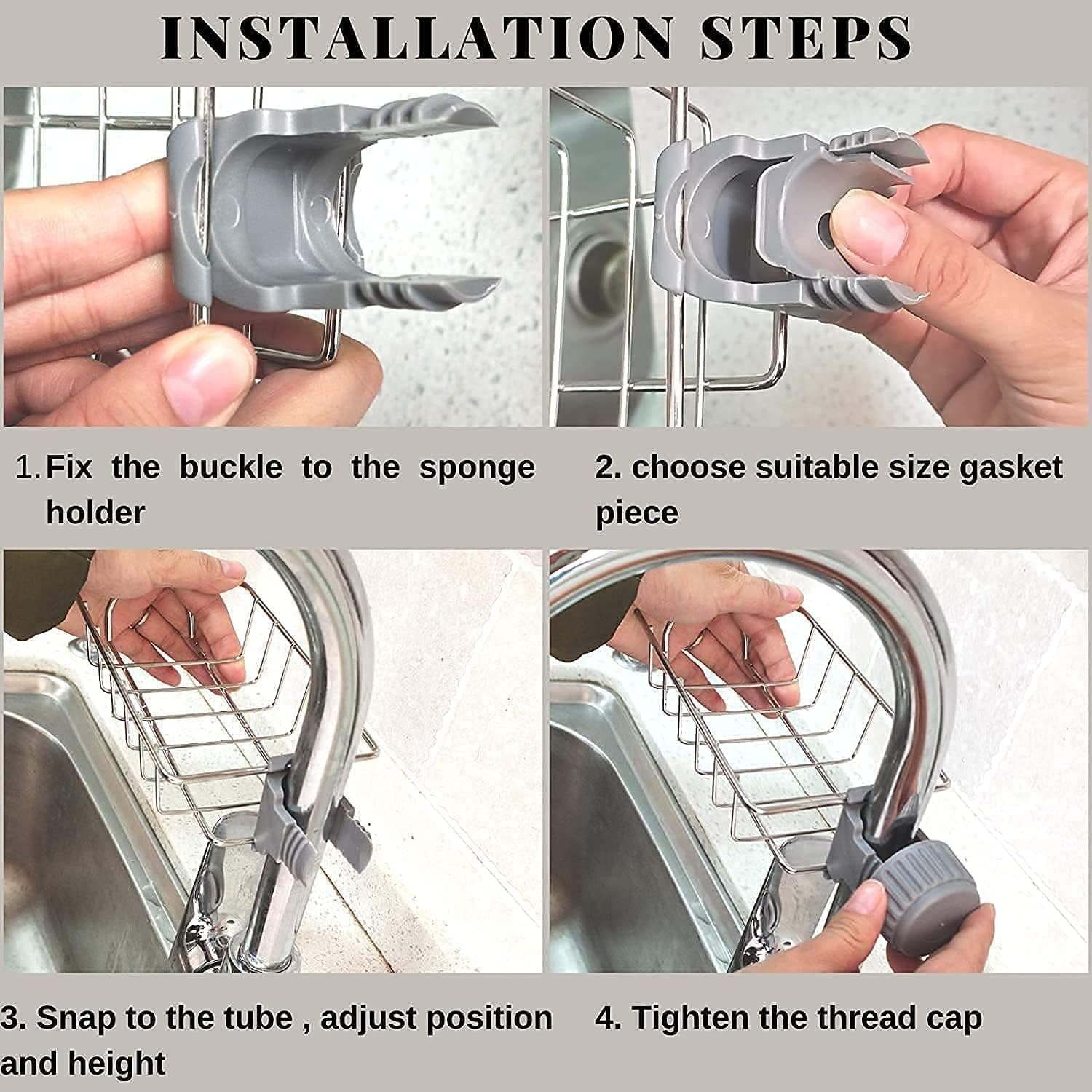 Kitchen Sink Faucet Sponge Holder