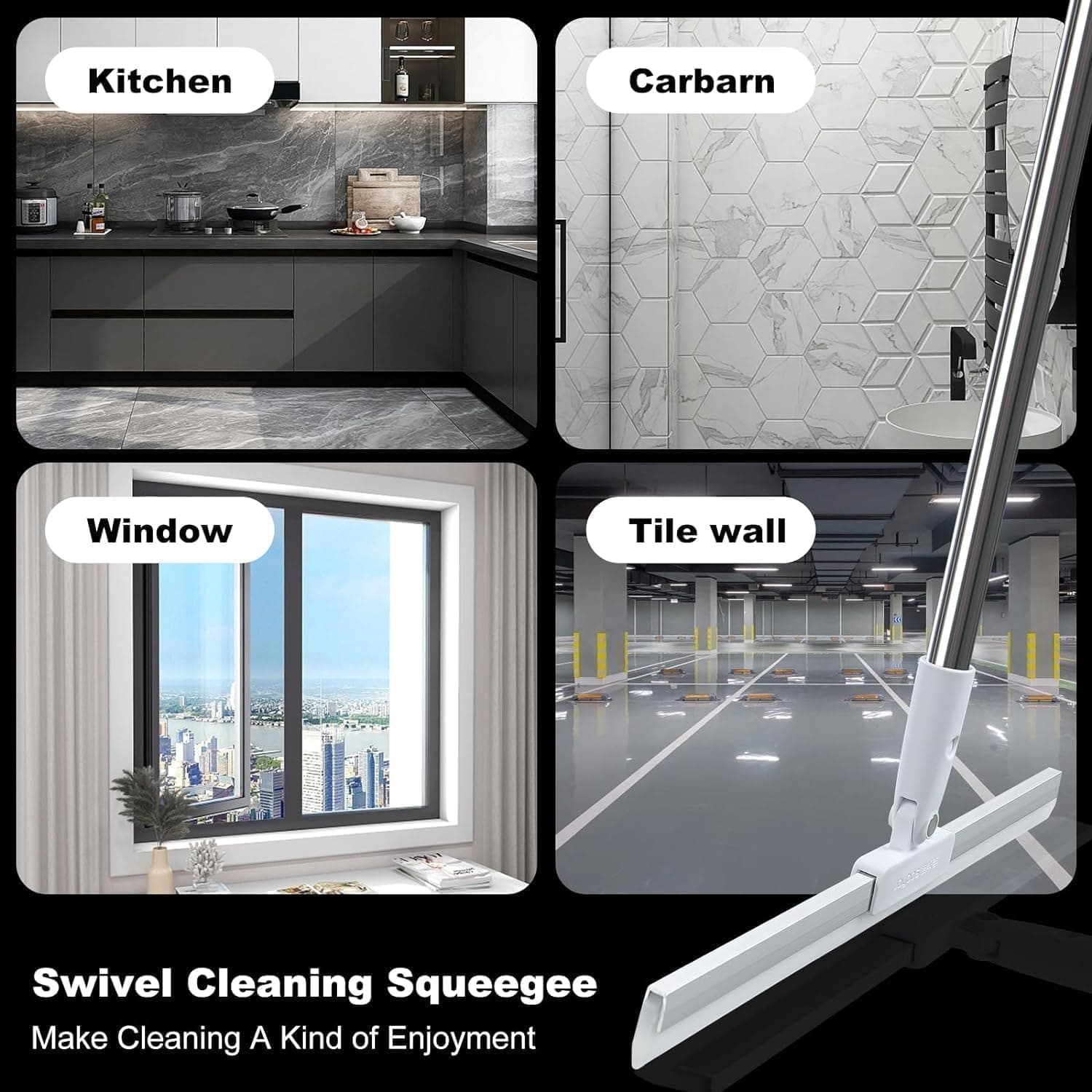 Magic Broom Silicone Floor Wiper