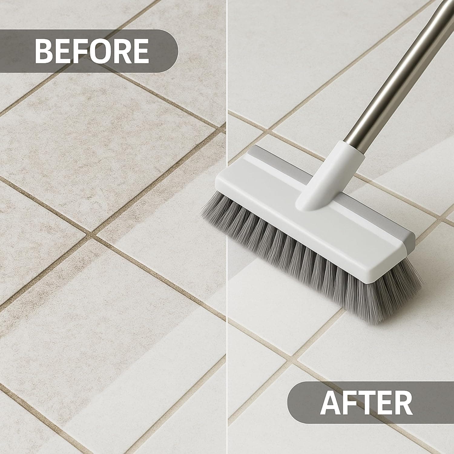 2 In 1 Bathroom Cleaning Brush