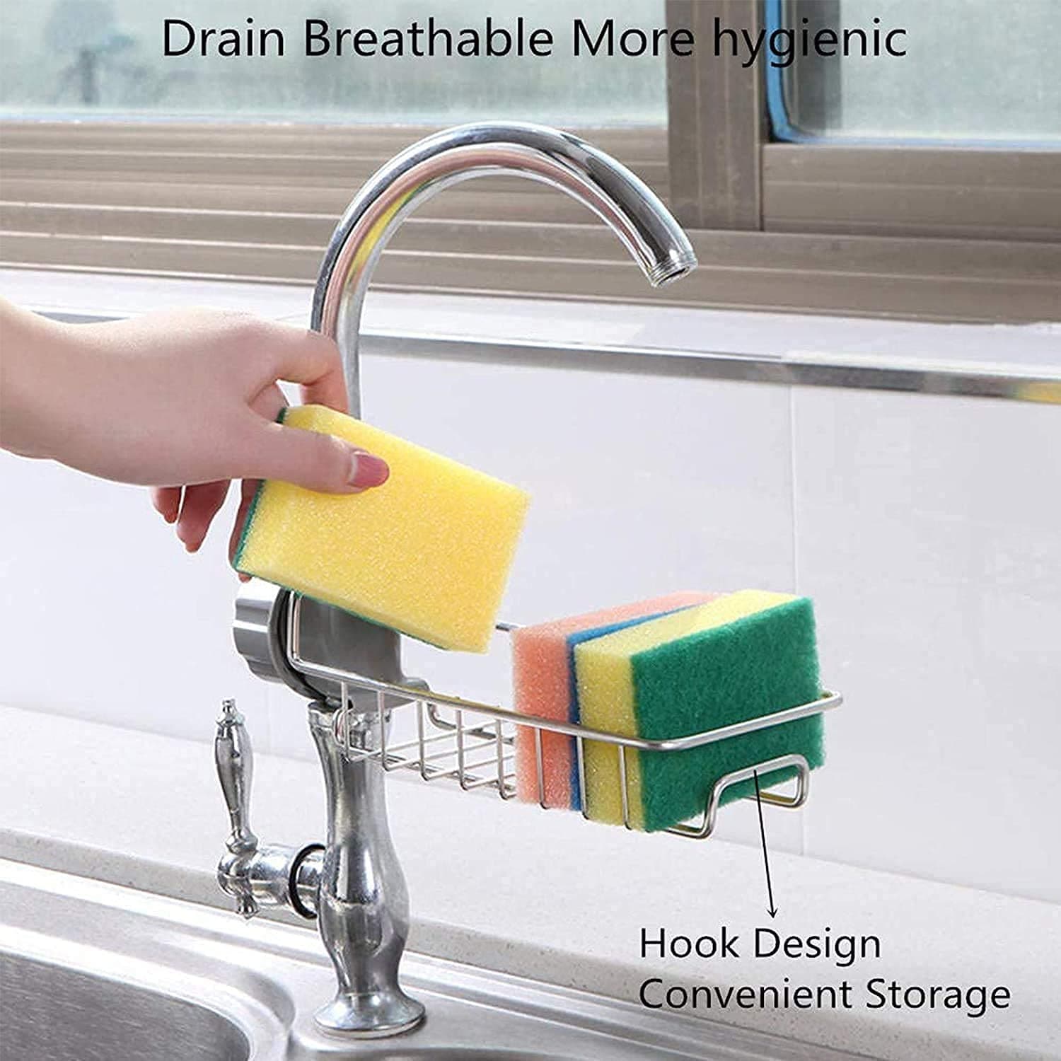 Kitchen Sink Faucet Sponge Holder