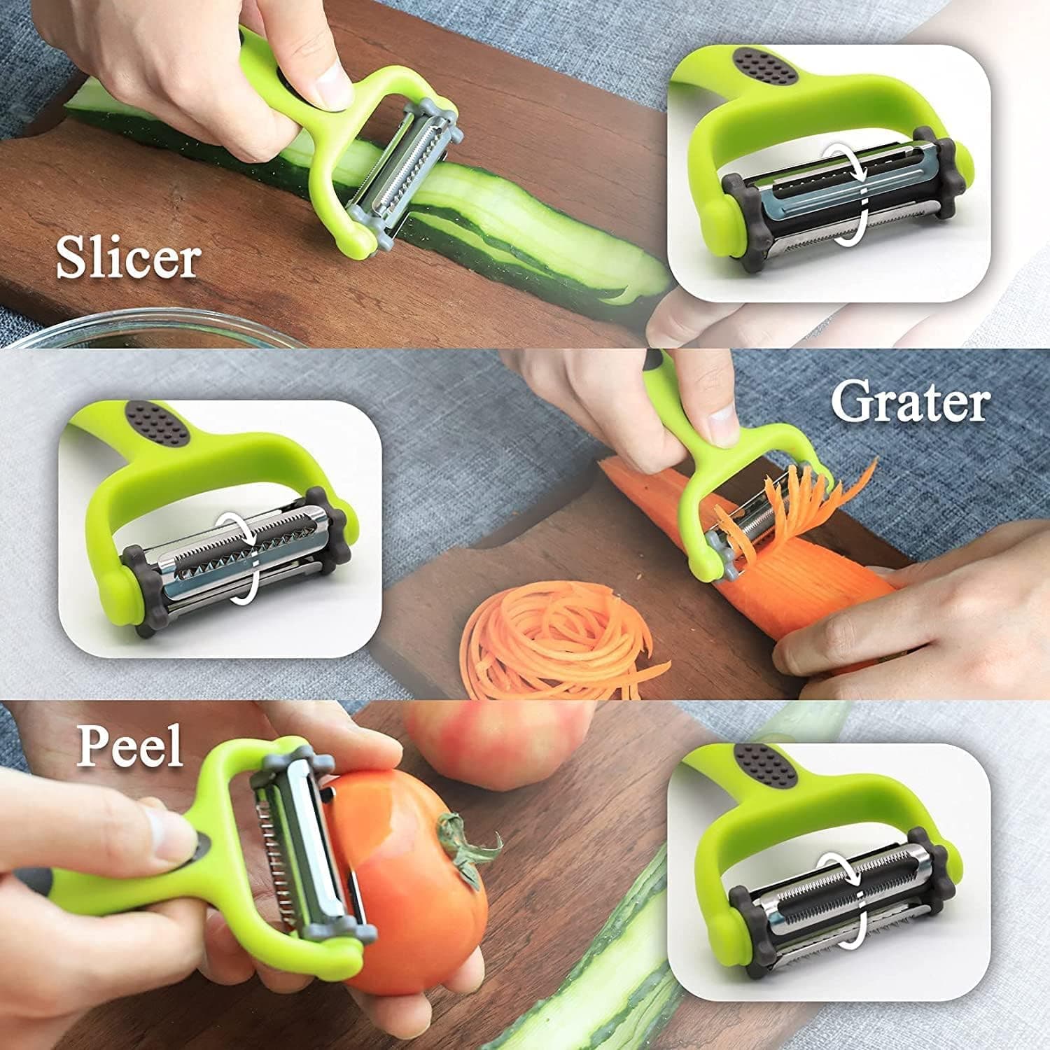 3-in-1 Veggie Peeler